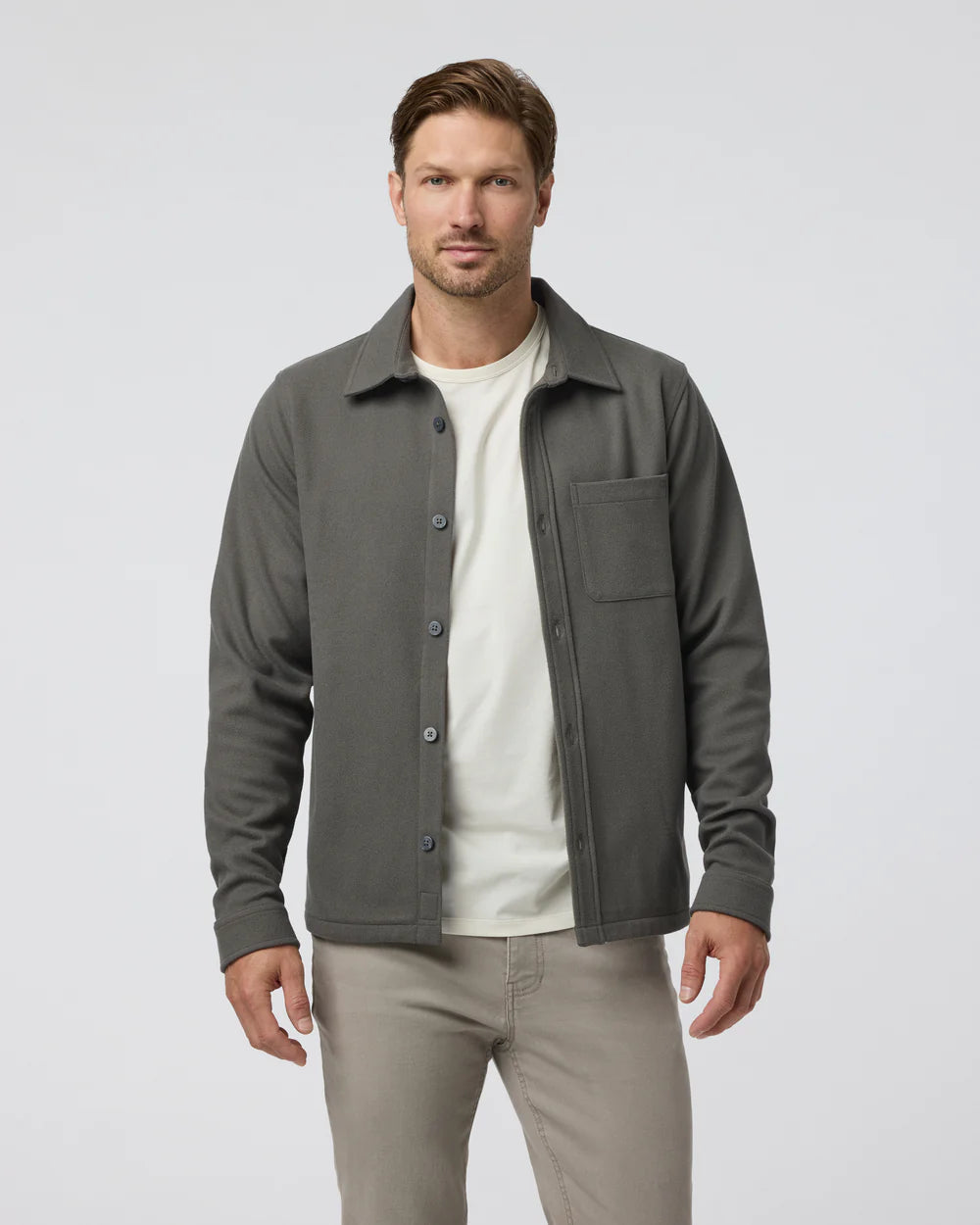 Beldon Shirt Jacket Knit Twill