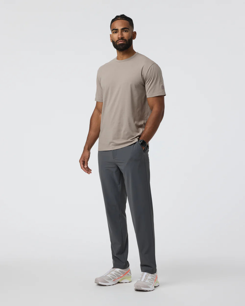 Short Sleeve Feather Tee - Relaxed Fit